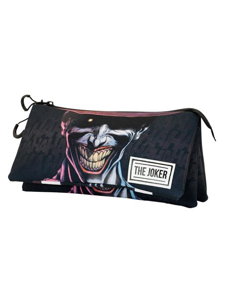 Joker Crazy-Estuche Portatodo Triple ECO, Negro