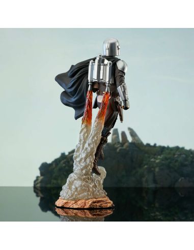 Figura The Mandalorian & The Child - Resina 41 cm - The Mandalorian Milestones 1/6 - Star Wars