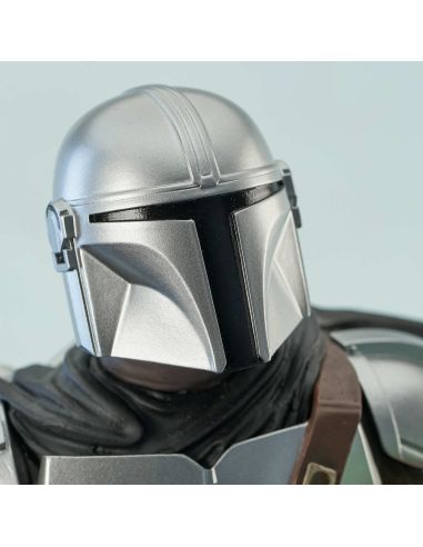 Figura The Mandalorian & The Child - Resina 41 cm - The Mandalorian Milestones 1/6 - Star Wars