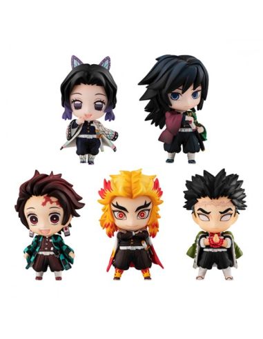 Figuras Kimetsu no Yaiba Tanjiro & Hashira Mascot Set A - Demon Slayer