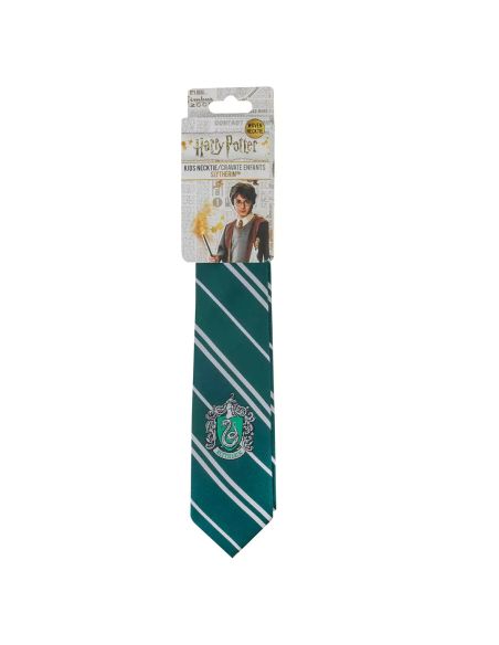 Corbata Harry Potter Infantil - Corbata Slytherin Infantil