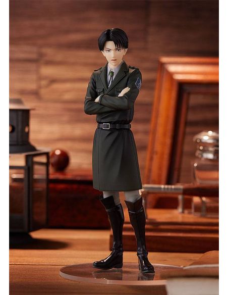 Figura Levi Dark Color Pop Up Parade - European Exclusive - Ataque a los Titanes - Attack on Titan