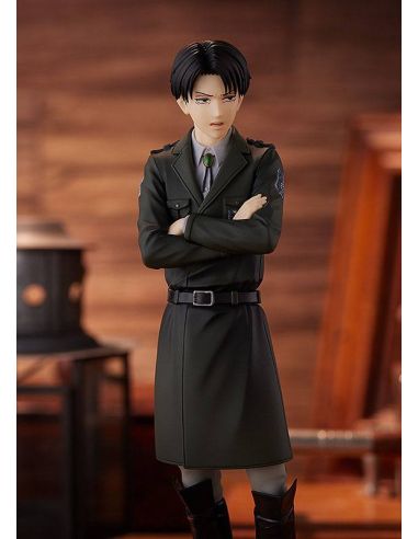Figura Levi Dark Color Pop Up Parade - European Exclusive - Ataque a los Titanes - Attack on Titan