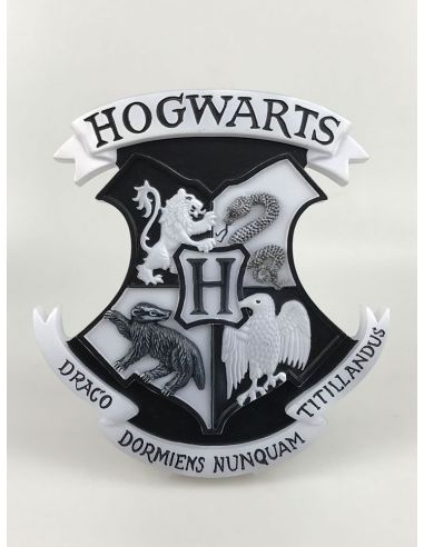 Lámpara escudo Hogwarts 3D - Harry Potter