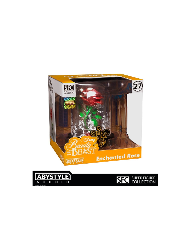 Figura Rosa de La Bella y la Bestia - Disney