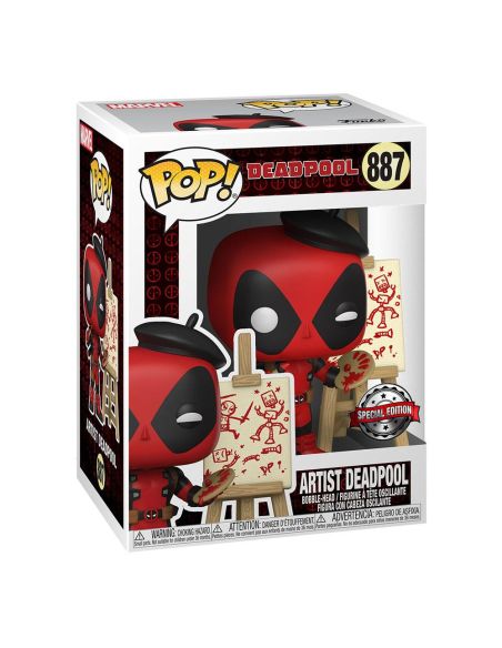 FUNKO POP! Artist Deadpool 887 - 30th Anniversary - Edición Especial - Marvel