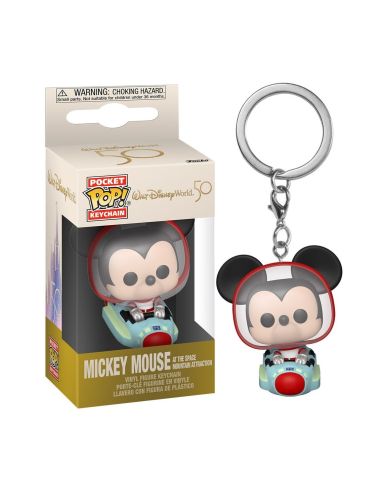 Llavero Pocket Pop Mickey Mouse en Cohete - Disney