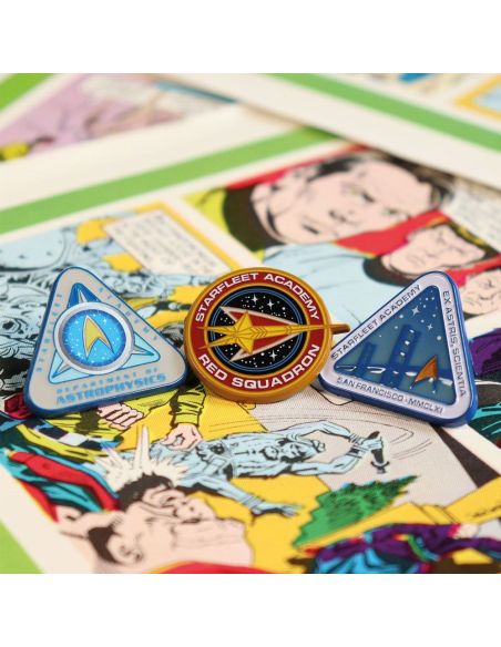 Edición Limitada pack 3 Pins Star Trek Starfleet Academy