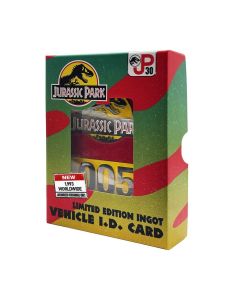 Lingote 30th Aniversario Jeep - Edición Limitada - Jurassic Park 2