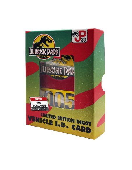 Lingote 30th Aniversario Jeep - Edición Limitada - Jurassic Park