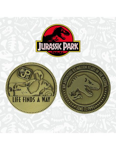 Moneda Jurassic Park 30th Aniversario - Edición Limitada