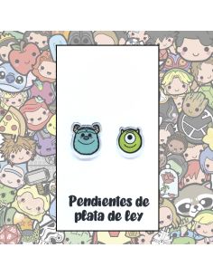 Pendientes Plata - Monstruitos - Joyería Artesanal