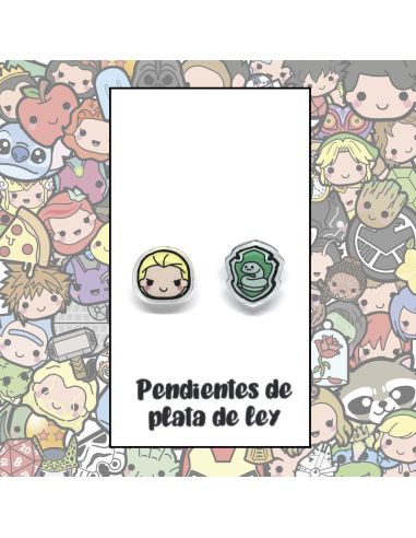 Pendientes Plata - Niño Rubio casa Serpiente - Joyería Artesanal