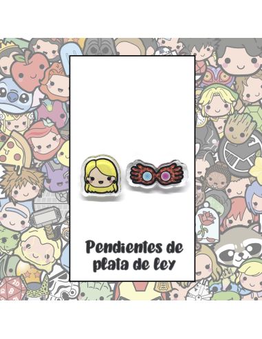 Pendientes Plata - Niña Genial y sus Gafas Geniales - Joyería Artesanal