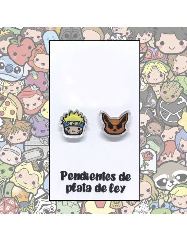 Pendientes Plata - Ninja Bueno - Joyería Artesanal