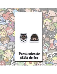 Pendientes Plata - La Princesa luchona - Joyería Artesanal