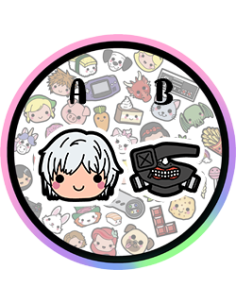 Llavero Artesanal - Japón Ghoul Kawaii