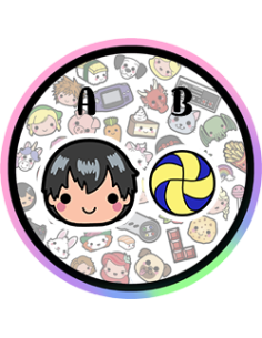 Llavero Artesanal - Rey Jugador Voleibol Kawaii