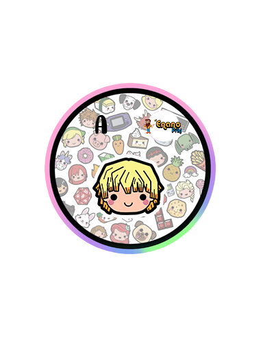 Colgante Plata - Niño eléctrico Cazador Demoniaco Kawaii - Joyería Artesanal