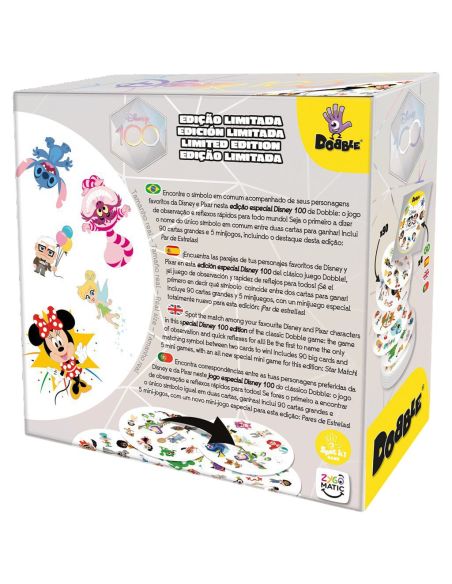 Edición Limitada Dobble Disney 100 - Juegos de Mesa
