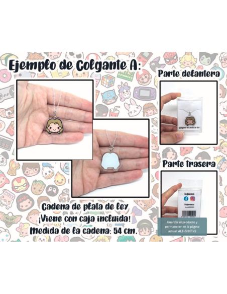 Colgante Plata - Niño eléctrico Cazador Demoniaco Kawaii - Joyería Artesanal