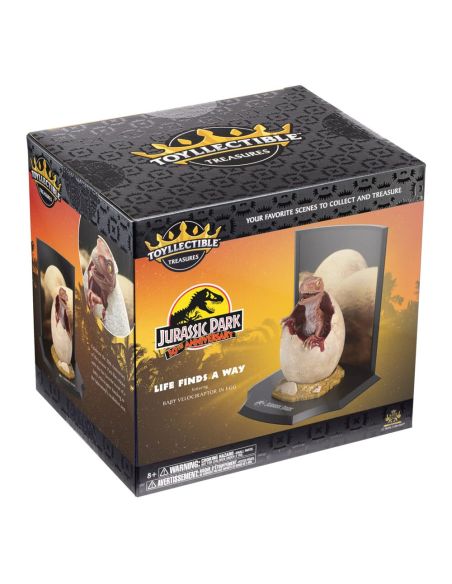 Diorama Huevo Velociraptor - Toyllectible Treasures - Diorama Jurassic Park