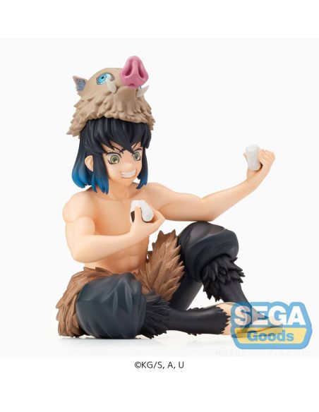 Figura Inosuke Hashibira 9 cm Perching - Demon Slayer - Kimetsu no Yaiba
