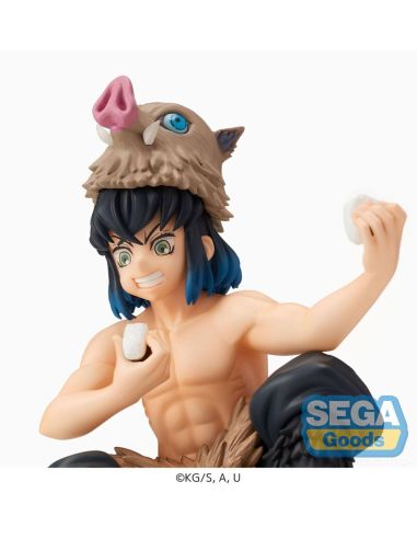 Figura Inosuke Hashibira 9 cm Perching - Demon Slayer - Kimetsu no Yaiba