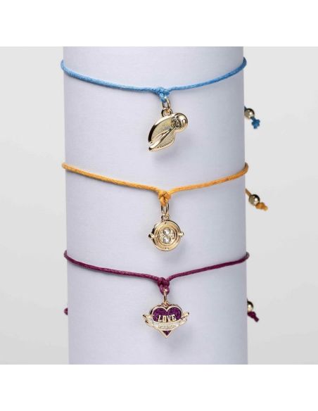 Set Pulseras Harry Potter: Giratiempos, Snitch Dorada y Love Potion
