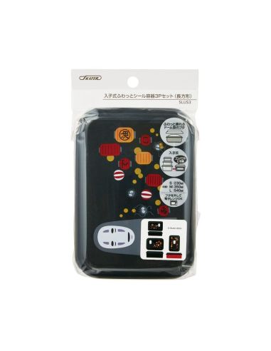 Pack Fiambreras Sin Cara Rectangular - Caja Bento - Studio Ghibli