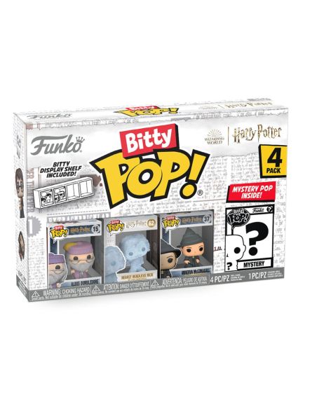 Pack de 4 Figuras Bitty POP! Dumbledore - Funko Harry Potter