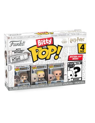 Pack de 4 Figuras Bitty POP! Harry - Funko Harry Potter