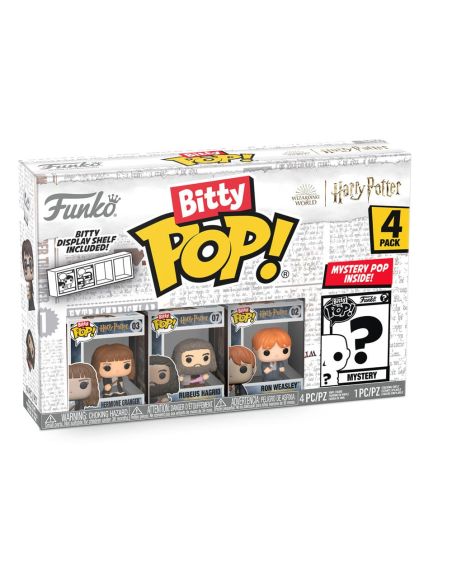 Pack de 4 Figuras Bitty POP! Hermione Granger - Funko Harry Potter