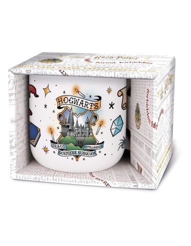 Taza Hogwarts Old School Tattoo 355 ml - Harry Potter
