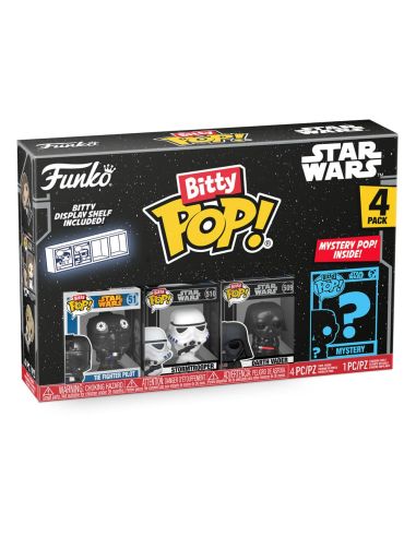 Pack de 4 Figuras Bitty POP! Darth Vader - Funko Star Wars