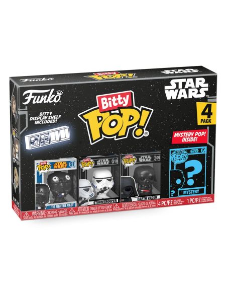 Pack de 4 Figuras Bitty POP! Darth Vader - Funko Star Wars