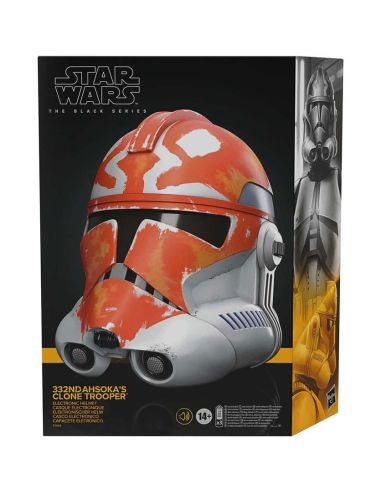 Réplica Casco Electrónico 332nd Ahsoka Clone Trooper - Star Wars: The Clone Wars - Black Series