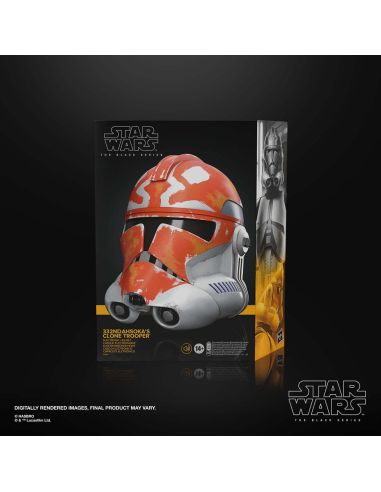 Réplica Casco Electrónico 332nd Ahsoka Clone Trooper - Star Wars: The Clone Wars - Black Series