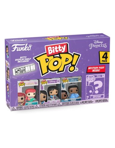 Pack de 4 Figuras Bitty POP! Princesas Disney La Sirenita - Funko Disney