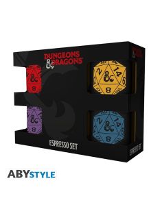 Pack Tazas Expreso Dungeons & Dragons D20 2