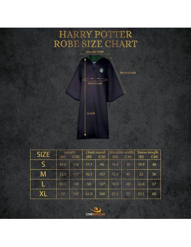 Réplica Túnica Slytherin Deluxe - Harry Potter