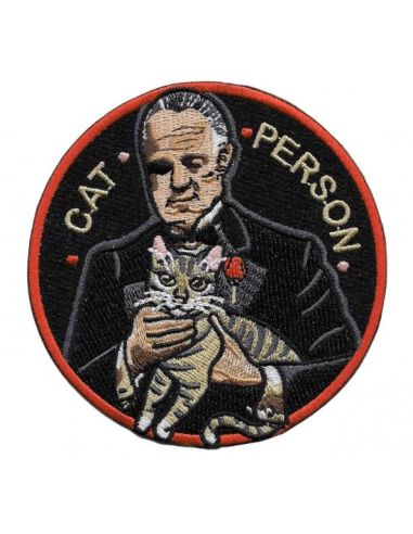 Parche Adhesivo Cat person
