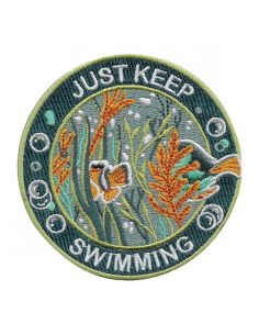 Parche Adhesivo Just keep Swimming