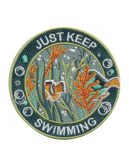 Parche Adhesivo Just keep Swimming