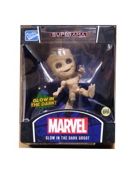 Diorama Superama Groot Glow-in-the-Dark SDCC Exclusive 10 cm - Guardianes de la Galaxia