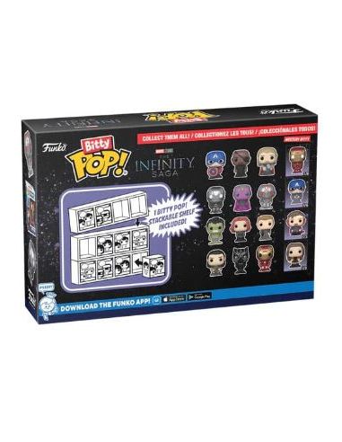 Pack de 4 Figuras Bitty POP! Marvel Capitán América