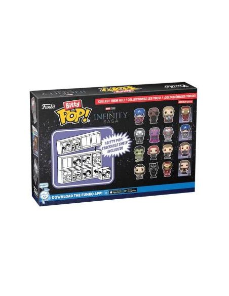 Pack de 4 Figuras Bitty POP! Marvel Capitán América