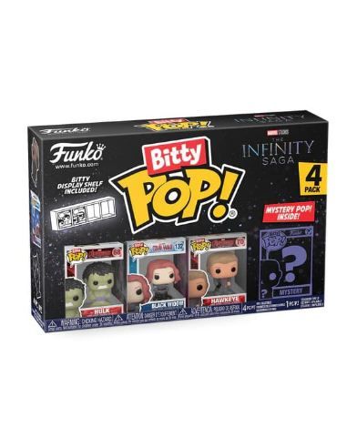 Pack de 4 Figuras Bitty POP! Marvel Hulk