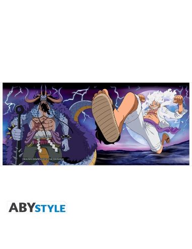 Taza Luffy Gear vs Kaido 320 ml - One Piece