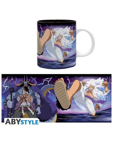 Taza Luffy Gear vs Kaido 320 ml - One Piece
